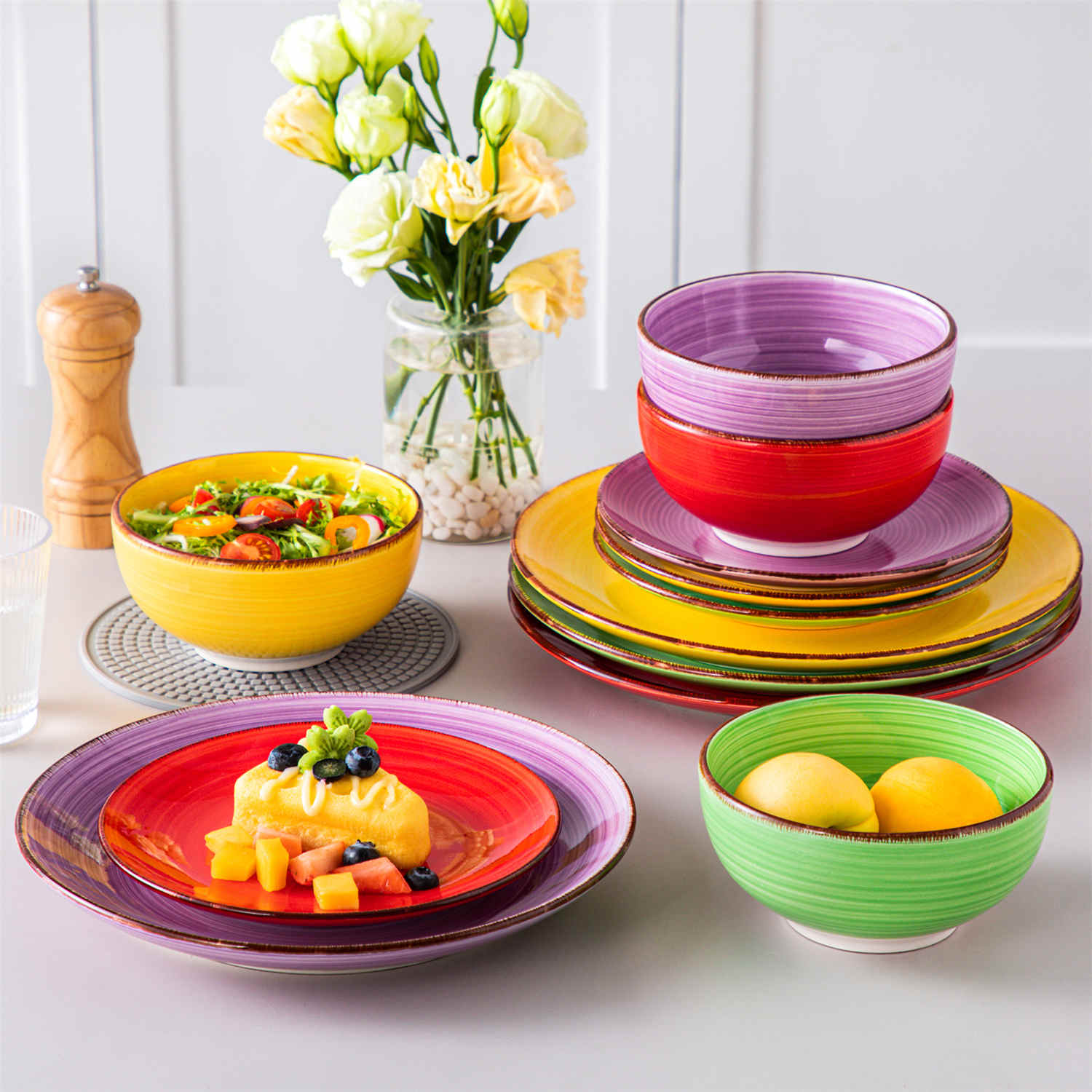 vancasso Bonita stoneware set multicolor-1
