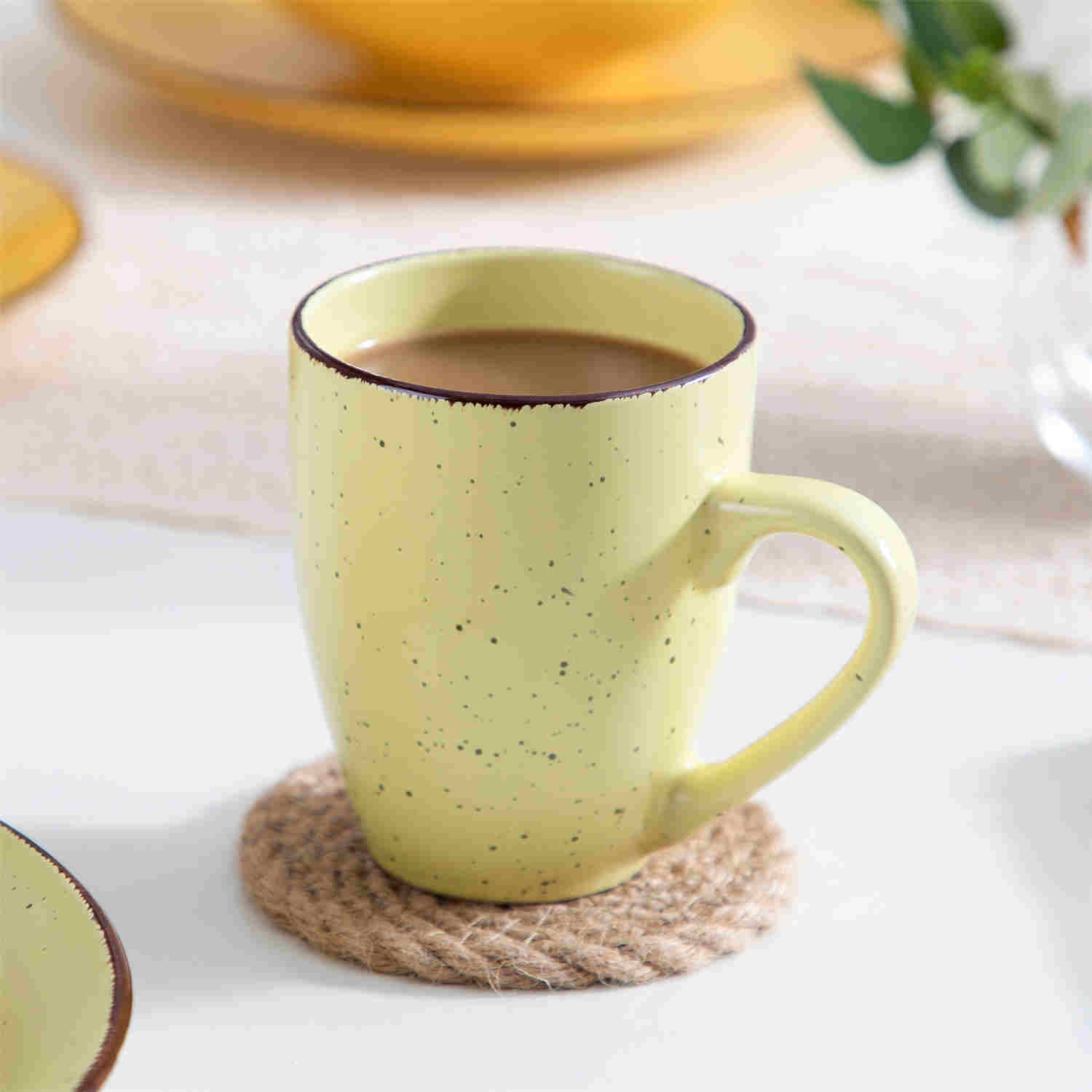 Colorful rustic dinnerware sets