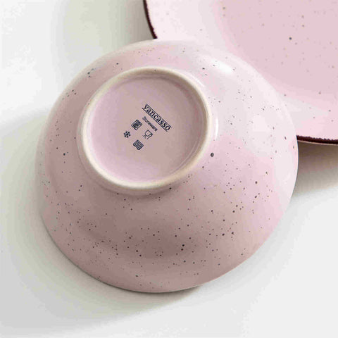 Colorful rustic dinnerware sets