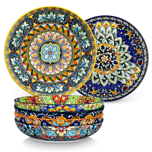 Simi Double-Sided Pasta Bowls Set of 6
