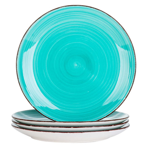 Green Dinner Plates Set