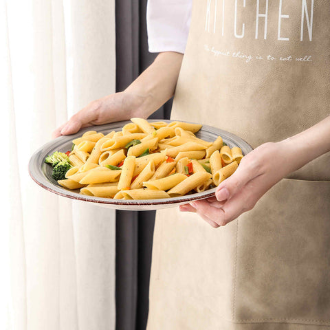 Grey Dinner Plates Set