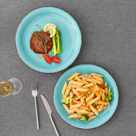 Turquoise Dinner Plates Set