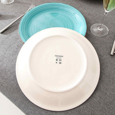 Turquoise Dinner Plates Set