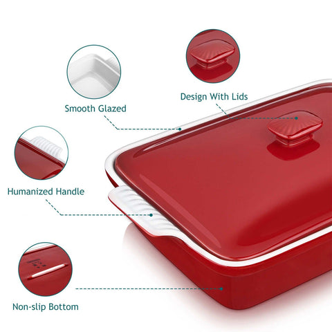 Casserole with Lid 3.8QT