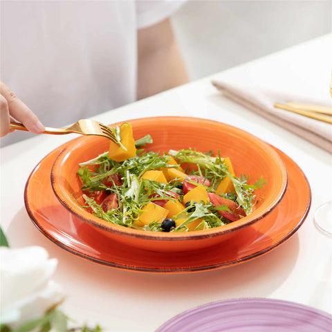 Multicolor dinnerware set