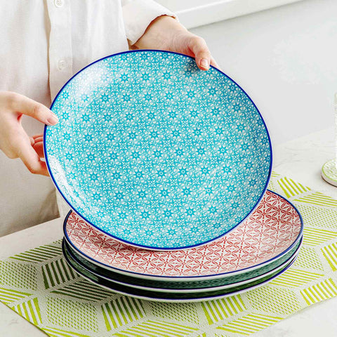 Macaron Dinner Plates Set of 4
