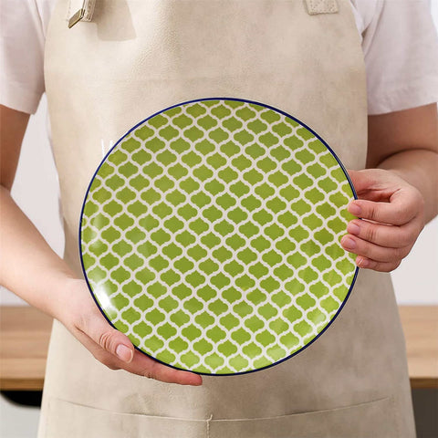 Macaron Salad Plates Set of 4