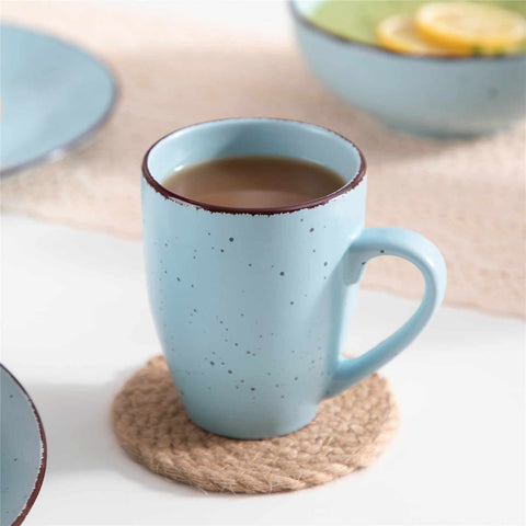 Blue rustic dinnerware sets