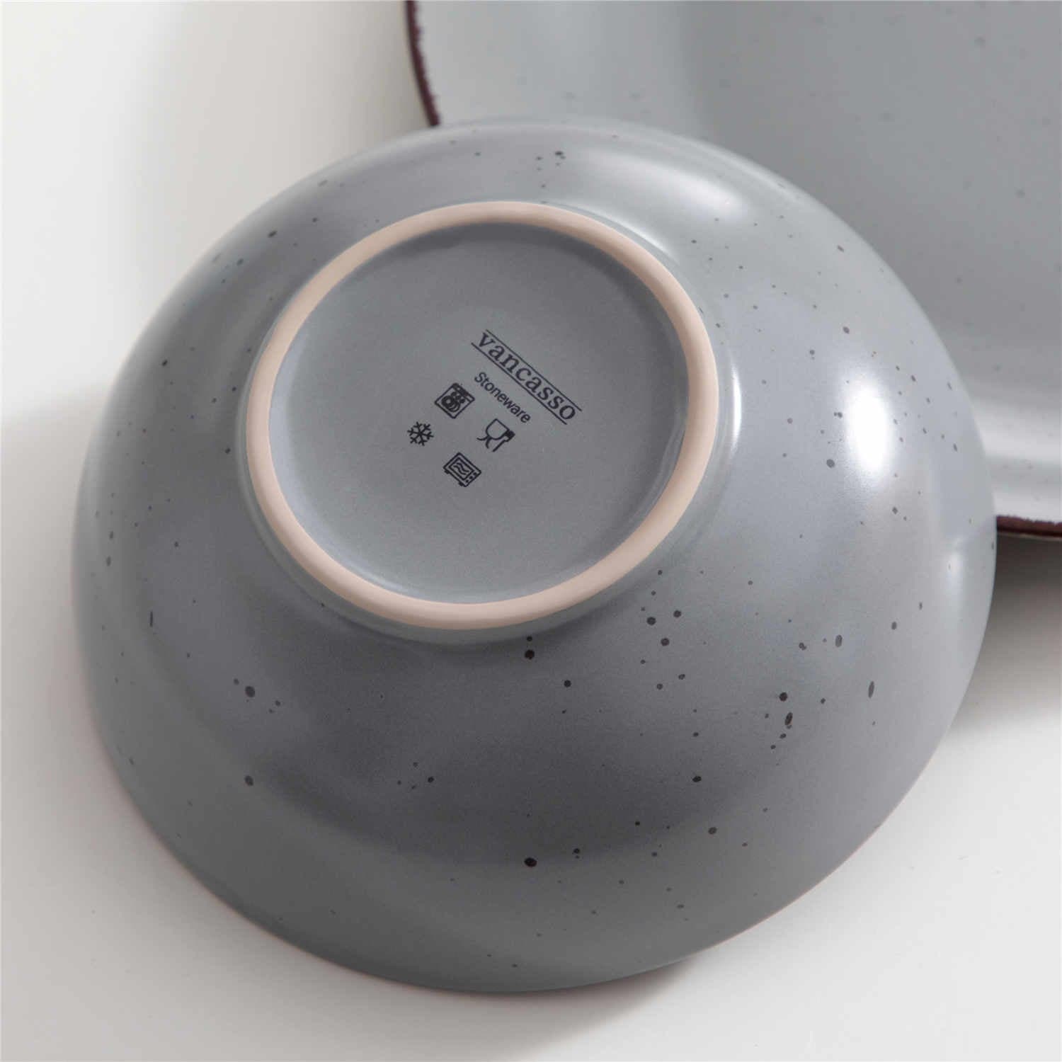 Grey rustic dinnerware sets